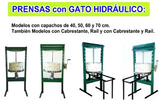 Presa Aceite. con capacos