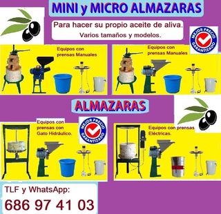 Presa Aceite. con capacos