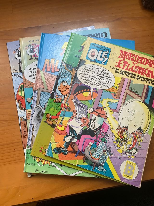 Cómics mortadelo y Filemón