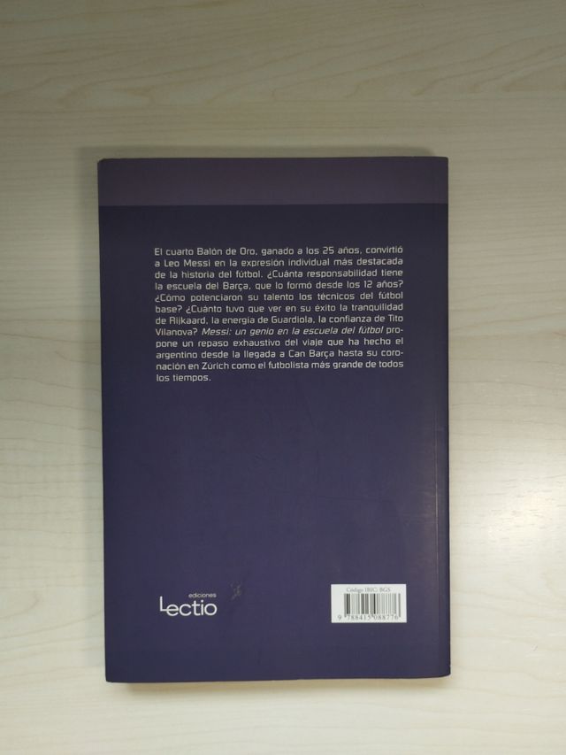 Libro Messi Un genio en la escuela del Fútbol