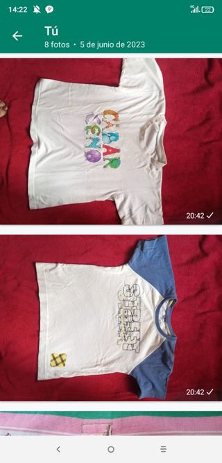 camisetas niño