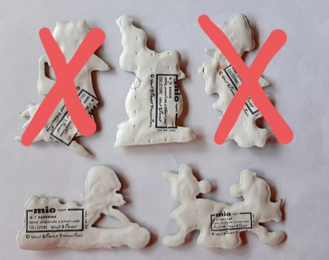 3 Figurine Formaggino Mio Locatelli Plasteco