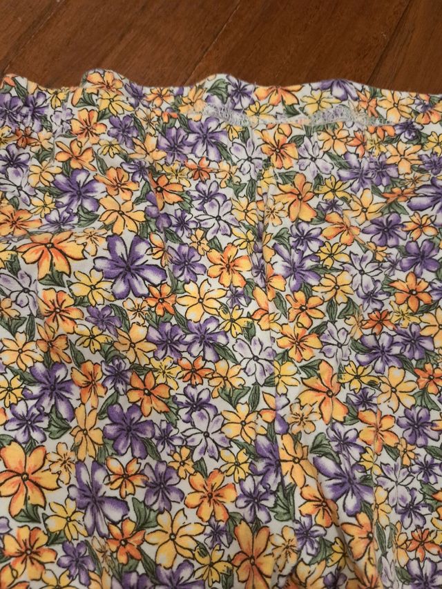 Leggins corti ragazza in cotone