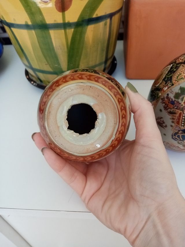 Huevos chinos decorativos