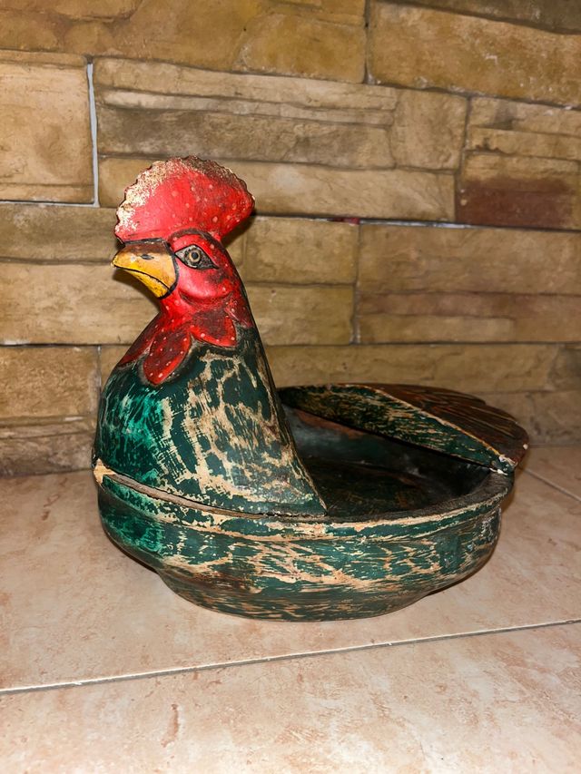 Centro mesa de cocina rústico