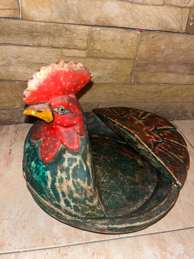 Centro mesa de cocina rústico