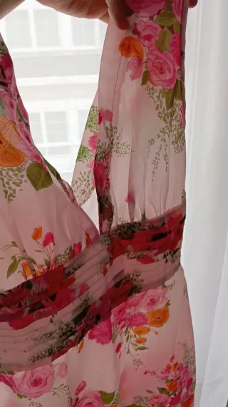 Vestido camisón vintage flores.