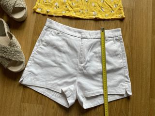 Short blanco bolsillos T.38