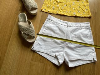 Short blanco bolsillos T.38