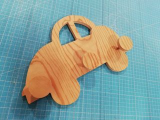 Perchero Colgador madera coche