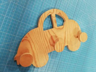 Perchero Colgador madera coche