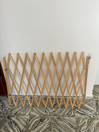 Barrera extensible madera