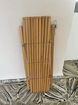 Barrera extensible madera