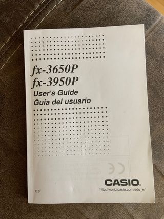 Calculadora cientifica Casio fx 3650P súper fx