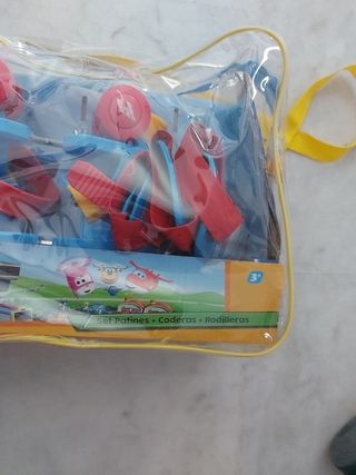 Patines con rodilleras Super Wings