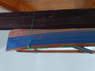 Canoa madera artesanal