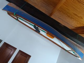 Canoa madera artesanal