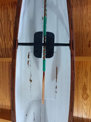 Canoa madera artesanal