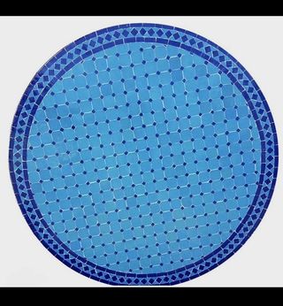 mesa de mosaico artesanal 120 cm