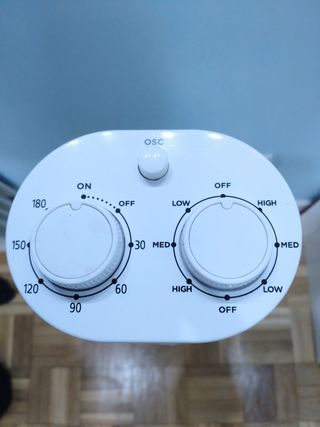 Ventilador oscilante con temporizador