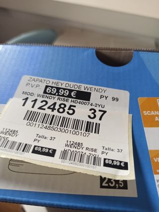 zapatillas  Hey dude Wendy fucsia 37