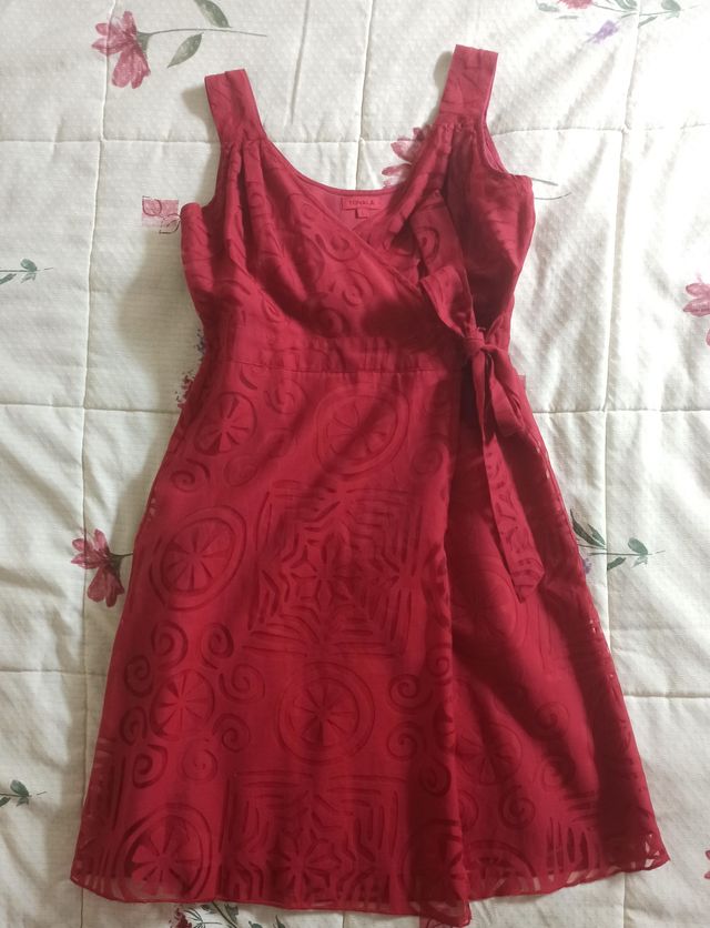 Vestido verano rojo TONALÁ