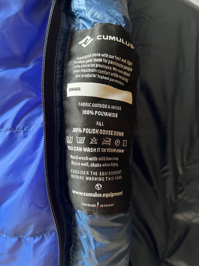 Saco plumas montaña