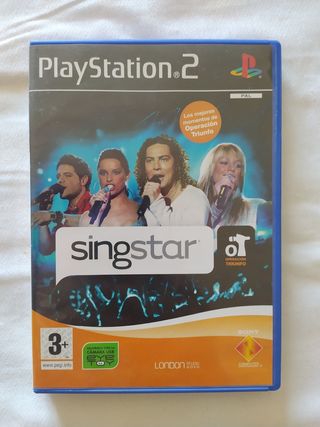 ps2 juego SingStar operación triunfo PlayStation