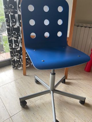 Silla escritorio azul