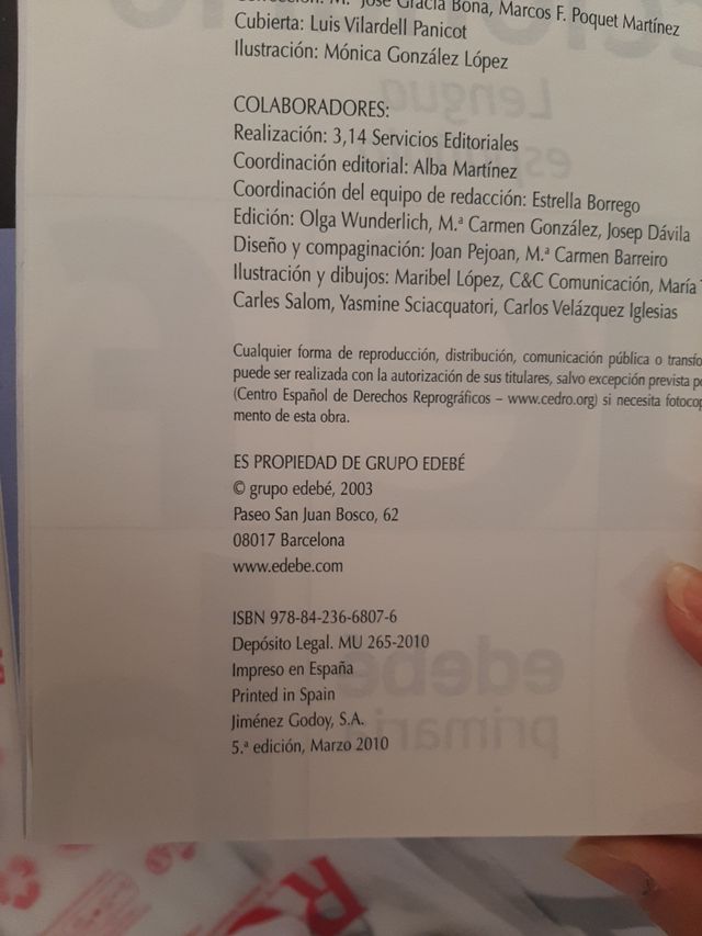 Diccionario lengua española - primaria