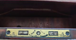 Antico writing slope scrittoio da viaggio nautico