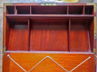 Antico writing slope scrittoio da viaggio nautico