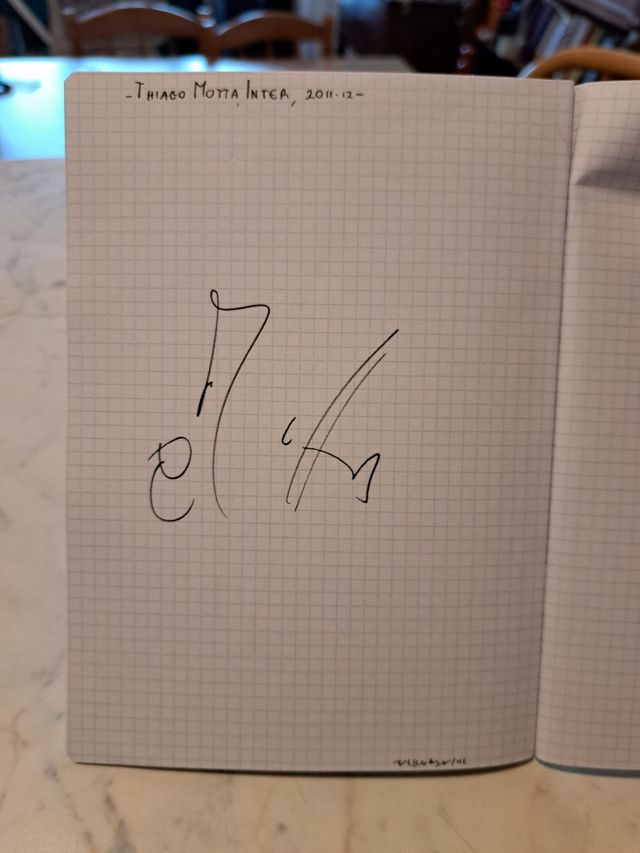 Autografo Thiago Motta