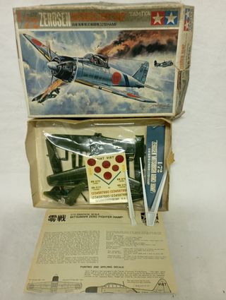 ANTIGUA MAQUETA TAMIYA ZEROSEN 1/72