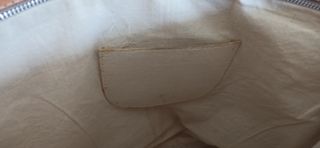 Bolso Shopper en piel beig.