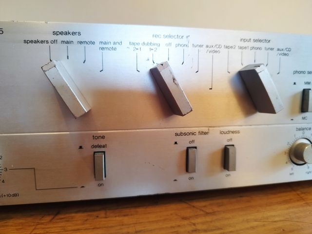 amplificador de alta fidelidad technics su-v505