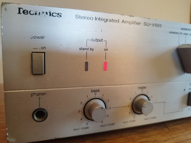 amplificador de alta fidelidad technics su-v505