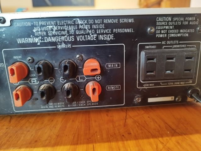 amplificador de alta fidelidad technics su-v505