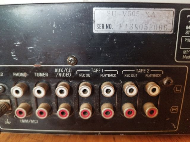 amplificador de alta fidelidad technics su-v505