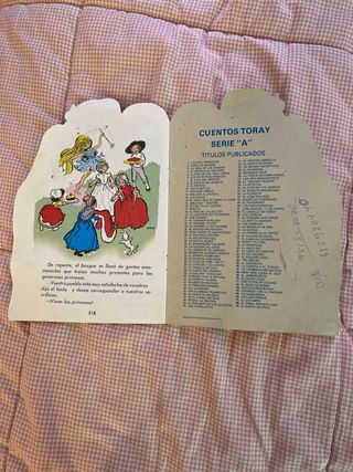 Cuentos  troquelados infantiles años 80