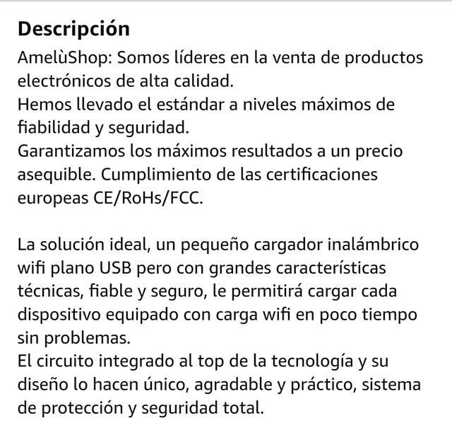 cargador sin enchufe