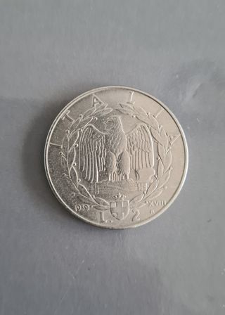 3 monete antiche Regno d'Italia 1, 2 Lire Vittorio