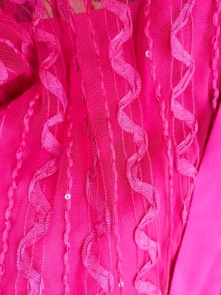 vestido palabra honor fiesta lentejuelas 