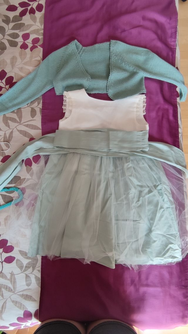 vestido azul o verde menta