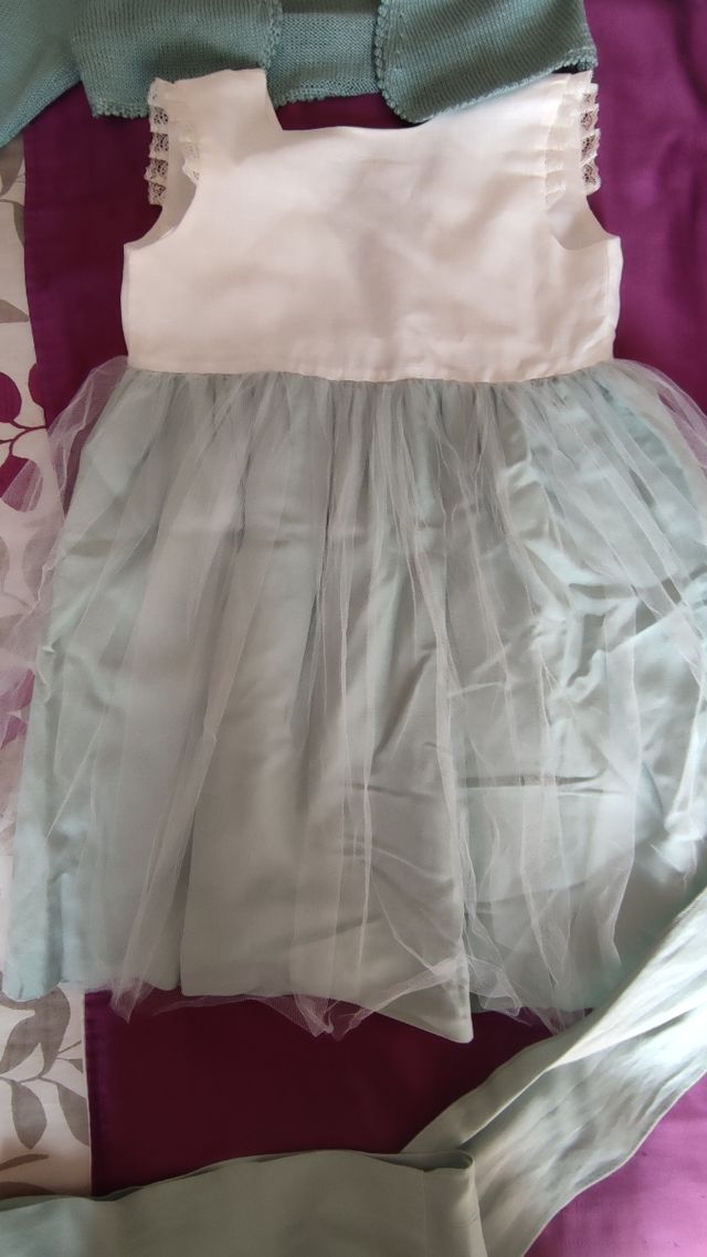 vestido azul o verde menta