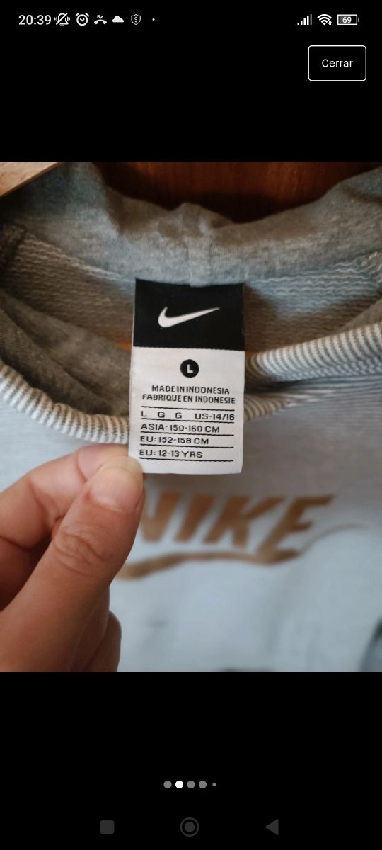 Sudadera de niña de Nike