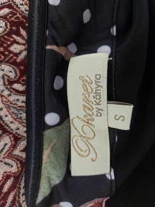 Vestido de gasa lunares y flores