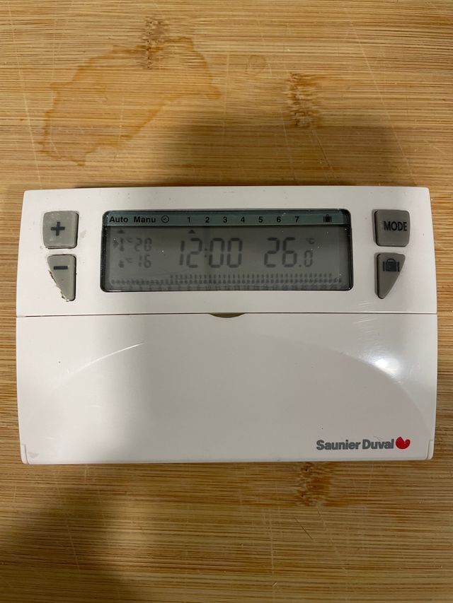 Termostato de dos hilos programable