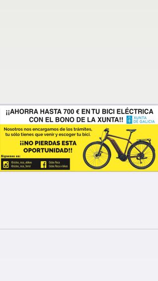 Ayuda Xunta de Galicia compra de ebike!