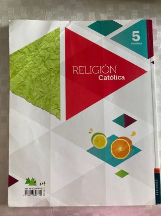 Libro de religión de 5 de primaria 